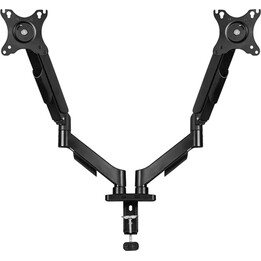 Soporte de alta calidad para televisores LCD de 17" a 32" para escritorio con doble articulación.