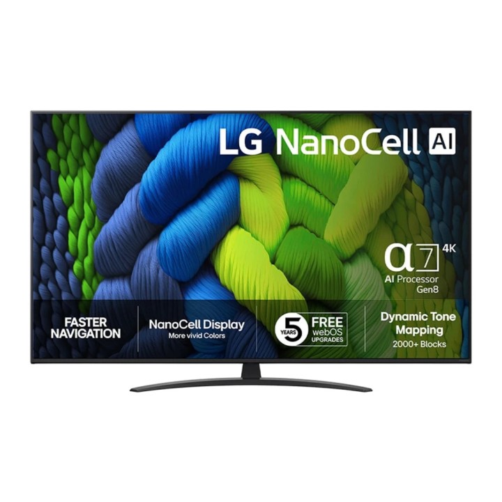Smart TV LG 50NANO82A6B.AEU 50 polegadas NanoCell LED 4K webOS Dolby Vision