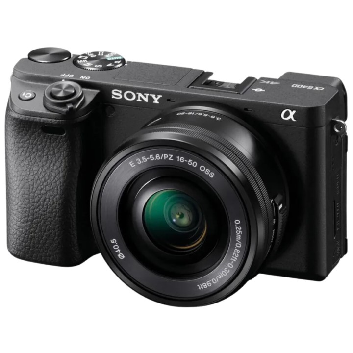 Sony α ILCE-6400AK + Objectif 16-50 mm – Caméra 4K EVIL Mise au point en 0,02 s
