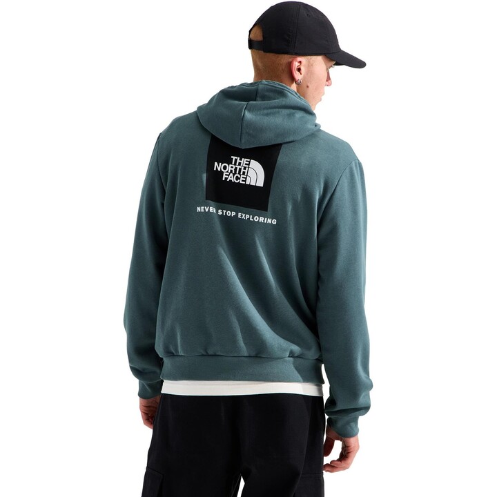 Sweat à capuche The North Face Evolution Box NSE Regular, gris clair chiné