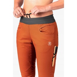 Rafiki Massone Womens Climbing Pants - Rust Orange S