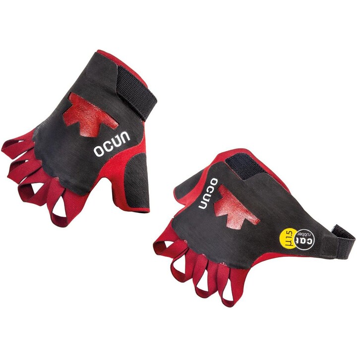 Gants Ocun Crack Pro, rouges, taille S