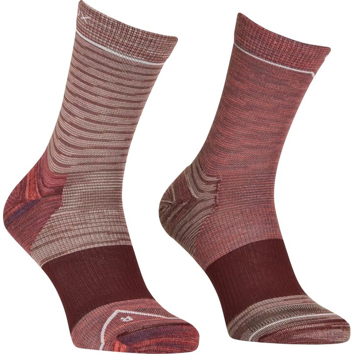 Chaussettes Ortovox Alpine Mid - Wild Rose