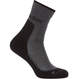 Icebreaker Merino Hike+ Medium Crew Womens Hiking Socks - Obsidian/Black