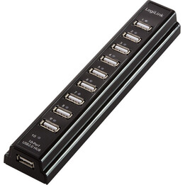 Hub USB 2.0 à 10 ports avec alimentation