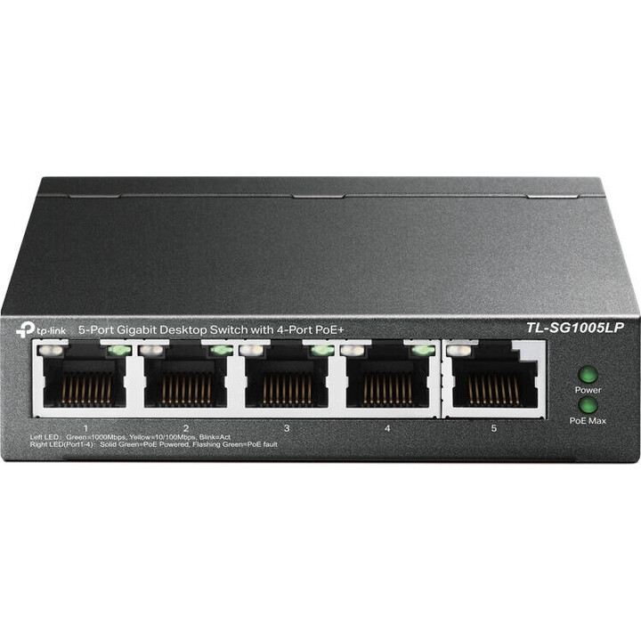 TP-LINK TL-SG1005LP switch gigabit PoE+ 5 puertos