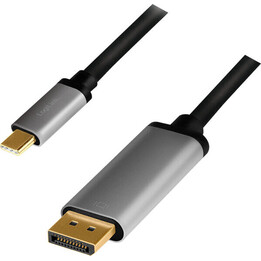 USB-C-auf-DP-Kabel, 4K 60 Hz, Aluminium, 1,8 m