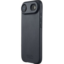 Custodia in pelle Mujjo - Custodia in pelle compatibile con MagSafe per iPhone Air (basalto)