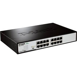 Interruttore DD-Link DGS-1016D/E Unmanaged Nero, Metallico