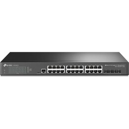 TP-LINK TL-SG3428X Switch gerenciado L2 + Gigabit Ethernet (10/100/1000) Preto