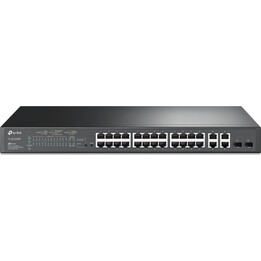 TP-LINK T1500-28PCT Managed L2 Fast Ethernet (10/100) Power over Ethernet (PoE) 1U Preto