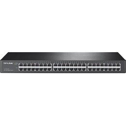 TP-LINK TL-SG1048 No administrado Gigabit Ethernet (10/100/1000) Negro 1U