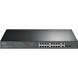 TP-LINK TL-SG1218MP commutateur réseau Fast Ethernet (10/100) Connexion Ethernet, supportant l'alimentation via ce port (PoE) No