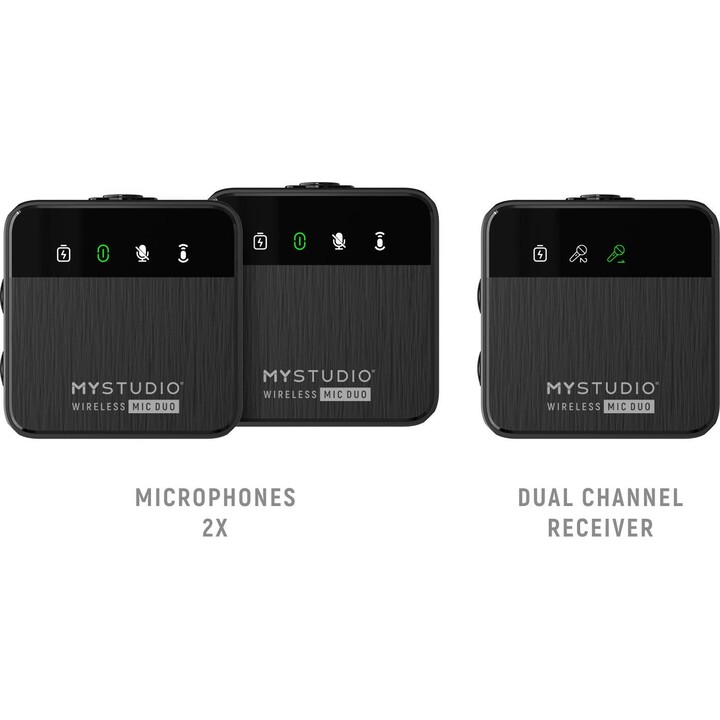 Microfono wireless Easypix MyStudio Duo 62022