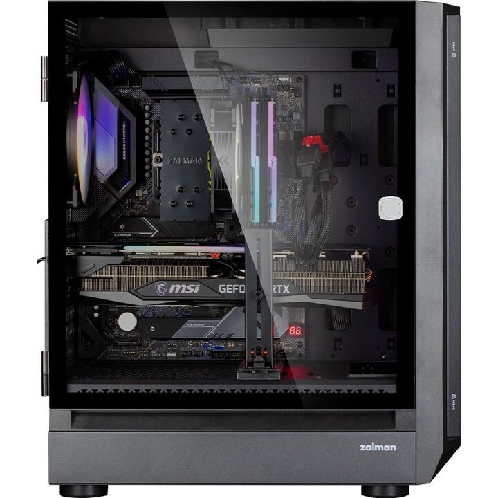 Zalman i6 Black, RGB fan x4 T/G