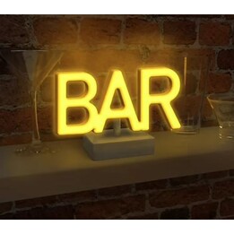 Lámpara de pie LED de neón para bar Paladone