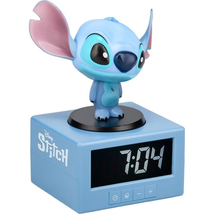 Paladone Icons Disney Stitch Wecker blau PP14273LS