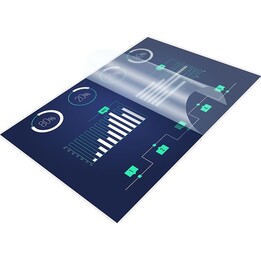 PROMO pellicola per plastificazione 75 micron 100 pezzi A4