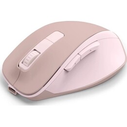 Hama WM-500 souris sans fil ergonomique 6 boutons sans clic, rose