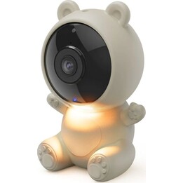 Hama 00176673 baby monitor WiFi con videocamera app visione notturna interfono temperatura bianco
