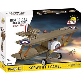 Cobi Klocki Sopwith F.1 Camel COBI-2999 Set da costruzione biplano della prima guerra mondiale