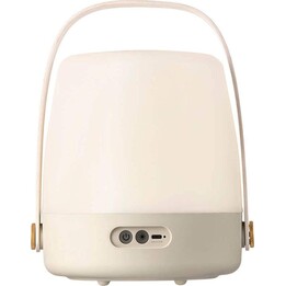 Wiederaufladbare Lampe, leuchtend beige