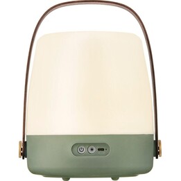 Rechargeable lamp with dark green light