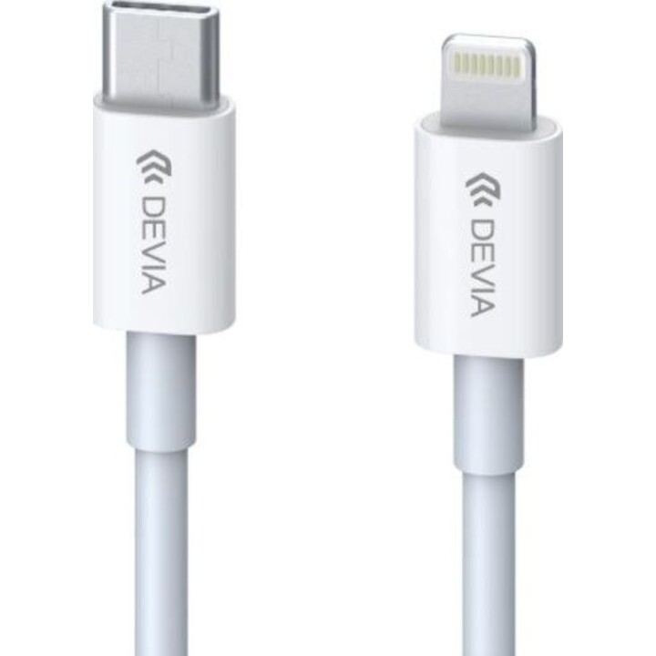 Cable PD Devia Smart Series para Tyep-C a Lightning (MFI) 18W blanco