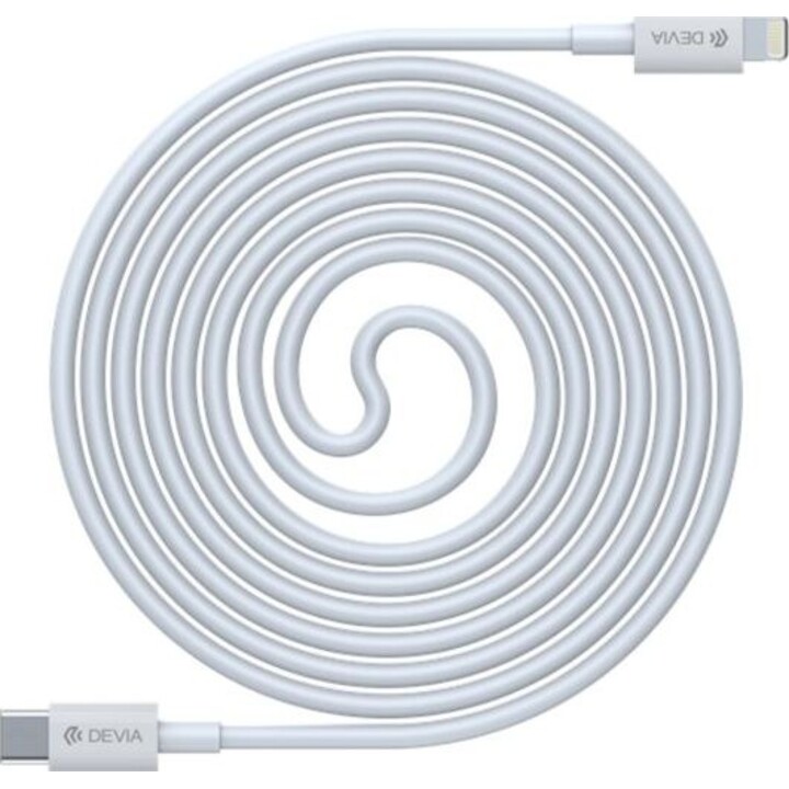 Cable PD Devia Smart Series para Tyep-C a Lightning (MFI) 18W blanco