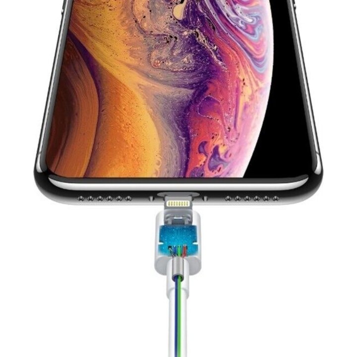 Cavo Devia Smart Series PD da Type-C a Lightning (MFI) 18W bianco