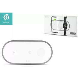 Devia 3In1 Charger for smart phone & Applewatch & Earphone V4 (10W) white