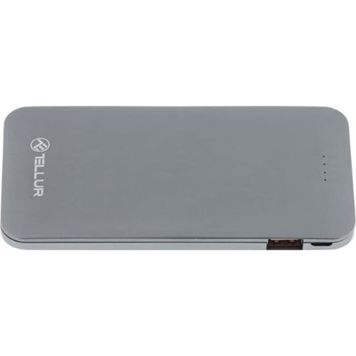 Tellur Power Bank QC 3.0 Fast Charge, 5000mAh, 3in1 gray