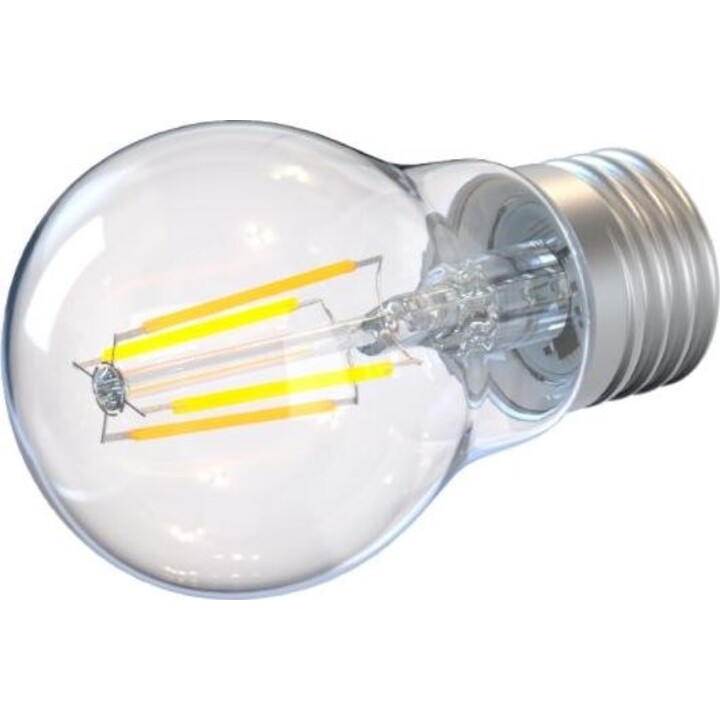 Ampoule connectée Tellur WiFi à filament E27 transparente, blanc chaud, variateur