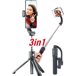 GoXtreme GS1 Faltbarer Gimbal für Smartphones und Action-Cams 55239