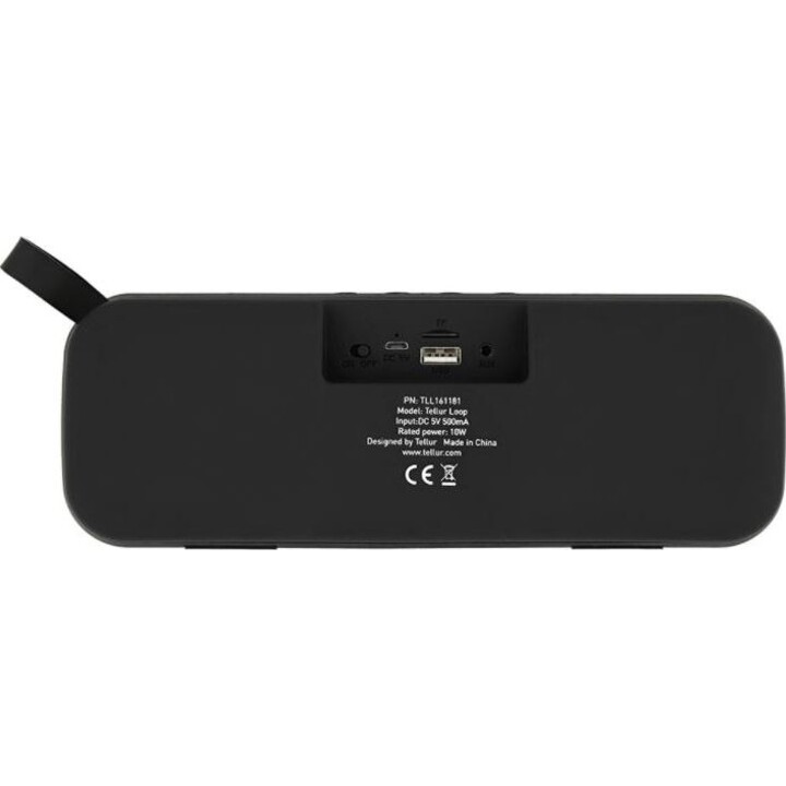 Tellur Bluetooth-Lautsprecher Loop 10W Schwarz