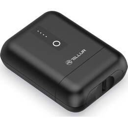 Batería externa Tellur PD101 de 10000 mAh QC3.0 + USB Tipo-C PD de 30 W, color negro