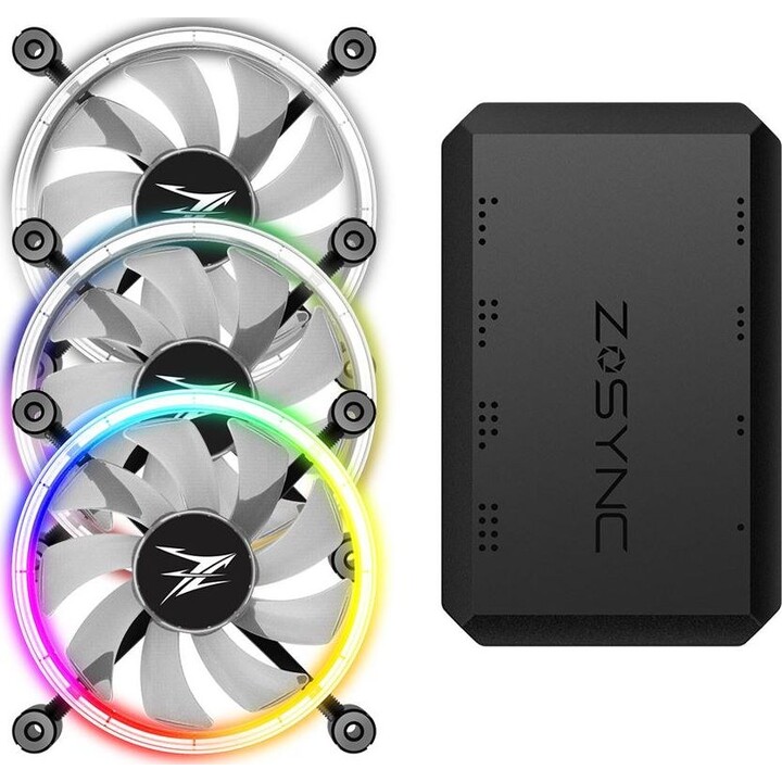 Zalman ZM-LF120A3 - Confezione da 3 LED ARGB da 120 mm