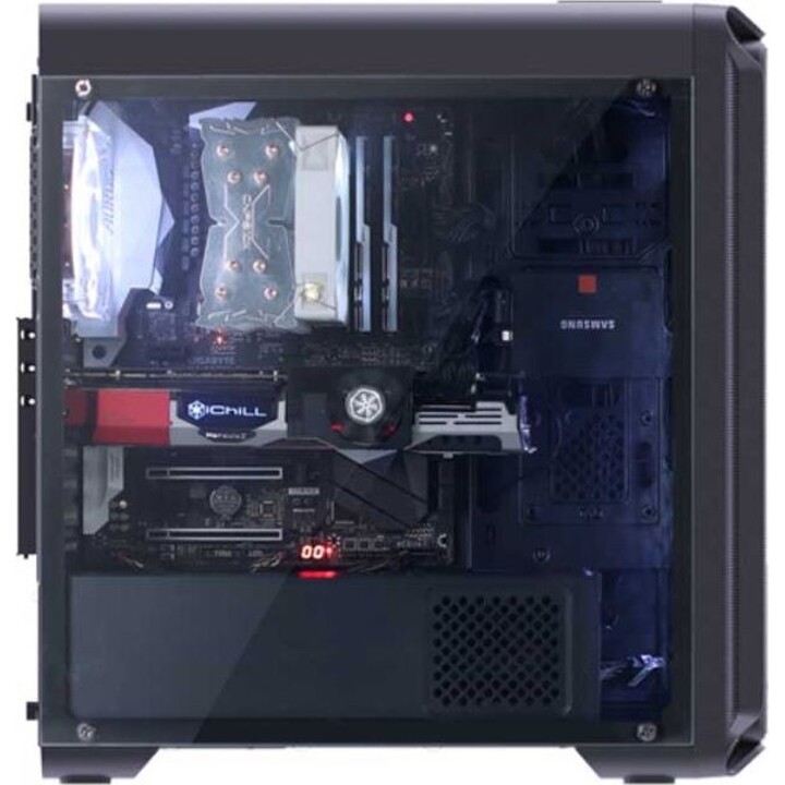 Zalman I3 ATX Black, LED fan x4