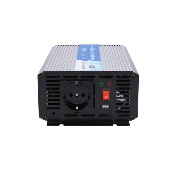 Extralink Opim-1500W Spannungswandler, 12V Auto, 1500W modifizierte Sinuswelle