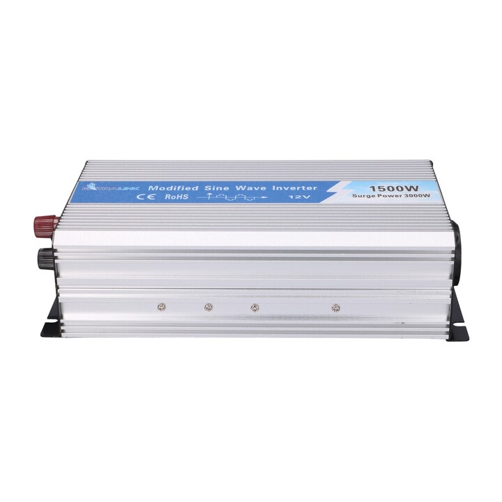 Inversor de Voltaje Extralink Opim-1500w, Coche 12v, 1500w Onda Sinusoidal Modificada