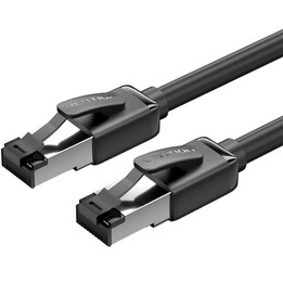 RJ45 SFTP-Netzwerkkabel Vention IKPBQ Cat.8/ 20 m/ Schwarz