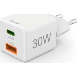 Caricabatterie Hama 30W gan mini bianco con porta USB-C