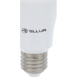 Lâmpada inteligente Tellur WiFi E27 Branca/Quente/RGB, com regulador de intensidade.