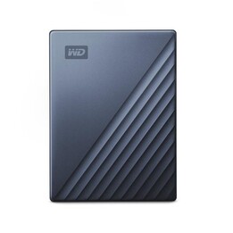 Disco rígido externo Western Digital WDBC3C0020BBL-WESN de 2 TB, USB Tipo C 3.2 Gen 1 (3.1 Gen 1), preto e azul.