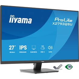 iiyama ProLite X2793QSU-B1 pantalla para PC 68.6 cm (27") 2560 x 1440 Pixels Quad HD LED Negro