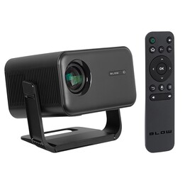 Proyector portátil BLOW AndroidTV FullHD MaxView negro