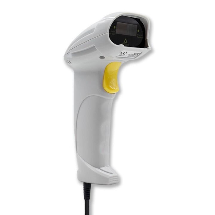 Qoltec 50877 Escáner láser 1D | USB | blanco