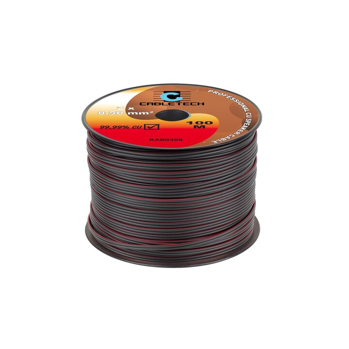 CableTech KAB0306 speaker cable 0,5 mm black