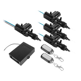 Car central locking with 3+1 remote controls