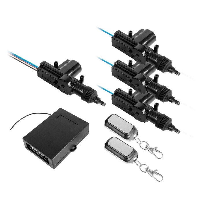 Car central locking with 3+1 remote controls